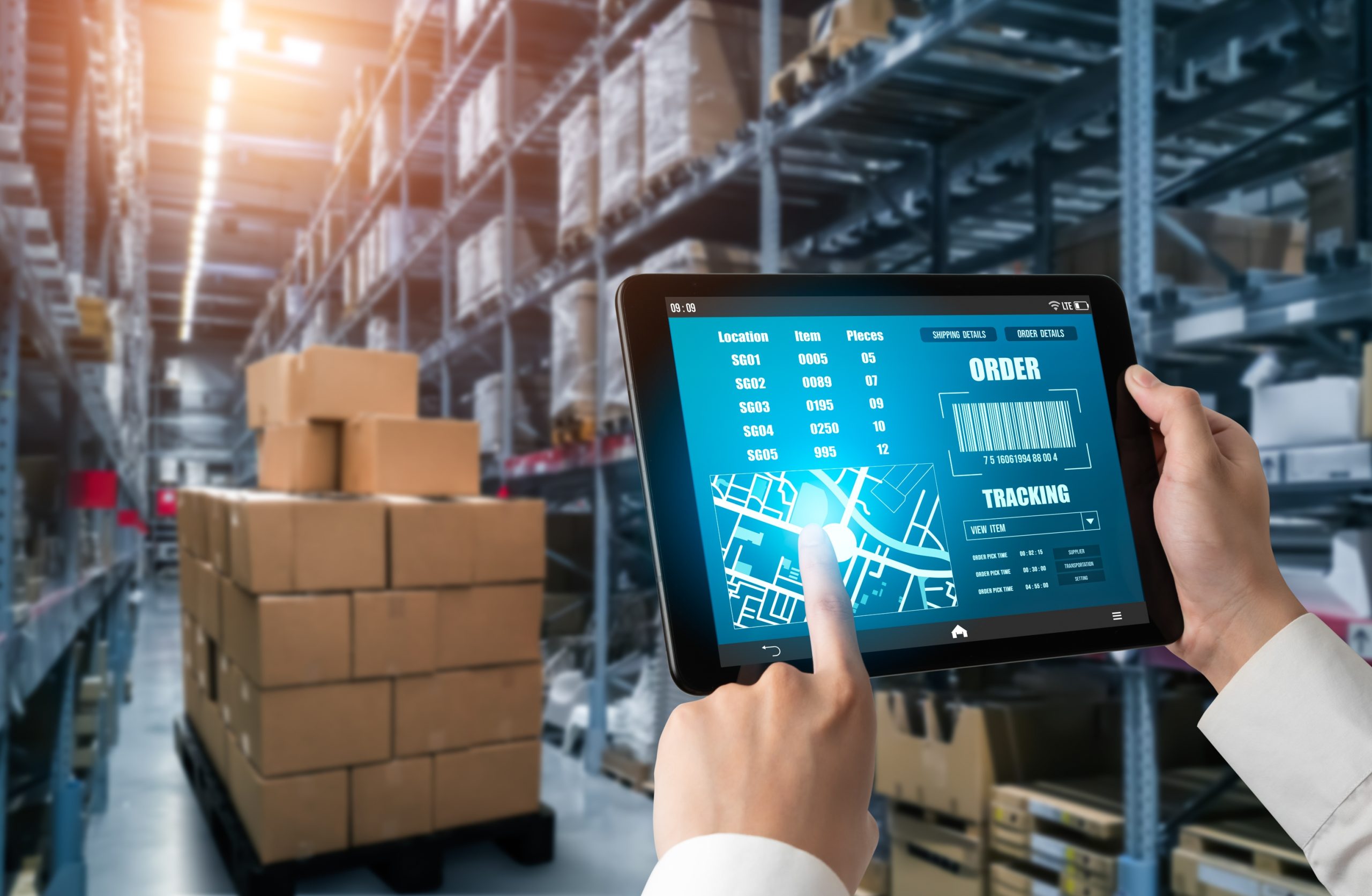 Warehouse,Management,Innovative,Software,In,Computer,For,Real,Time,Monitoring
